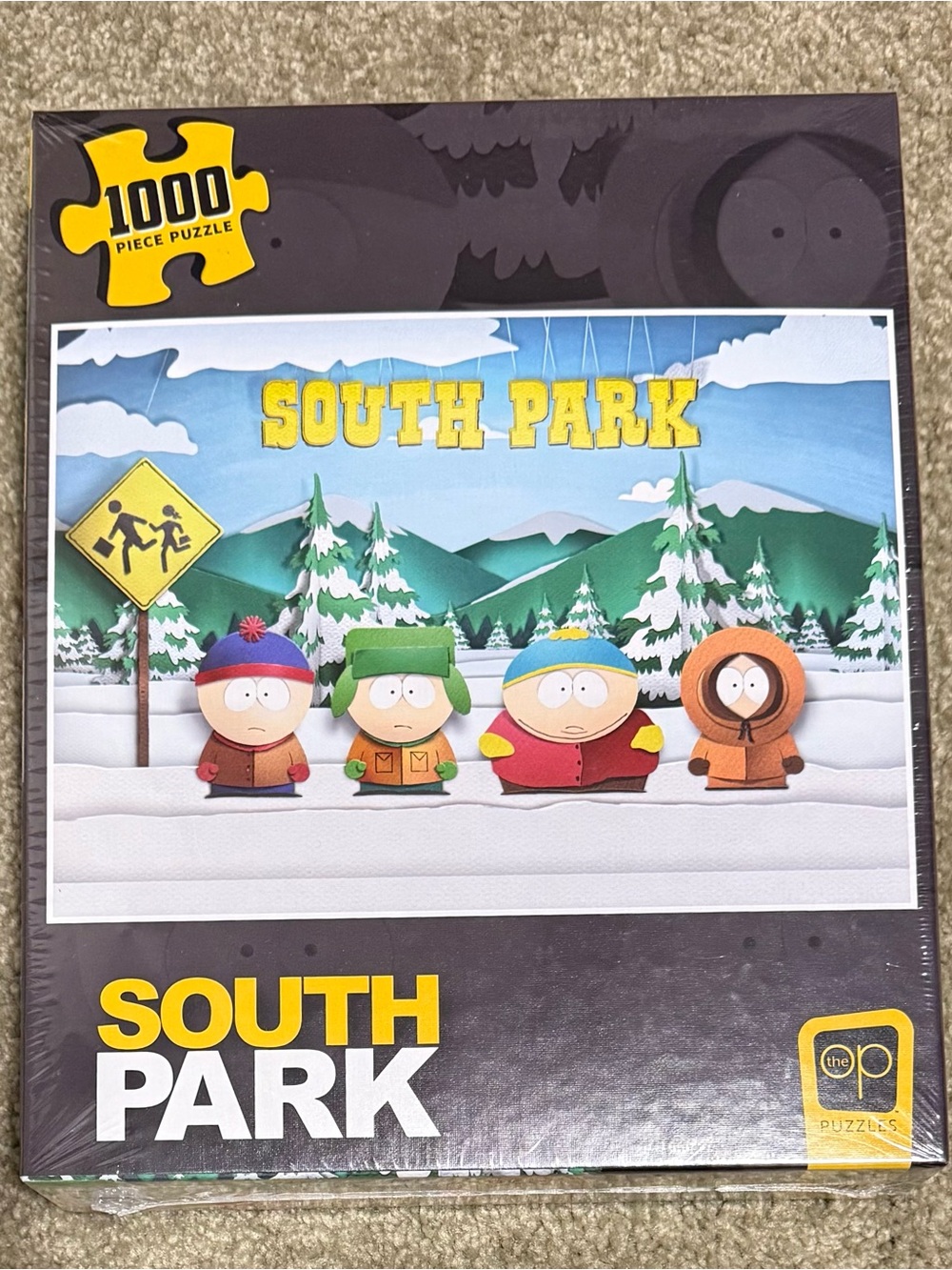 1000 piece puzzle - South Park “Paper Bus Stop” (ENTIRE CLOSET SALES NOW)